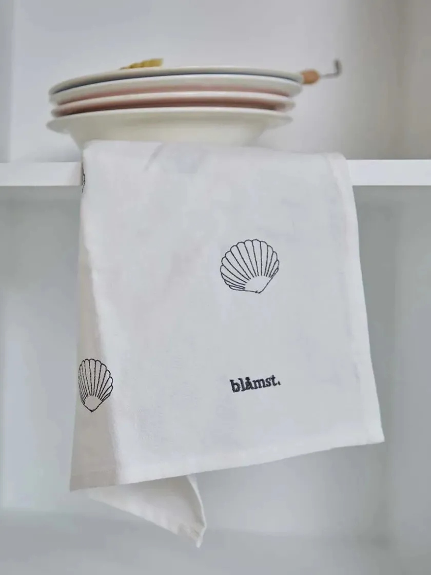 Blåmst Musling Viskestykke fra> Køkkentekstiler