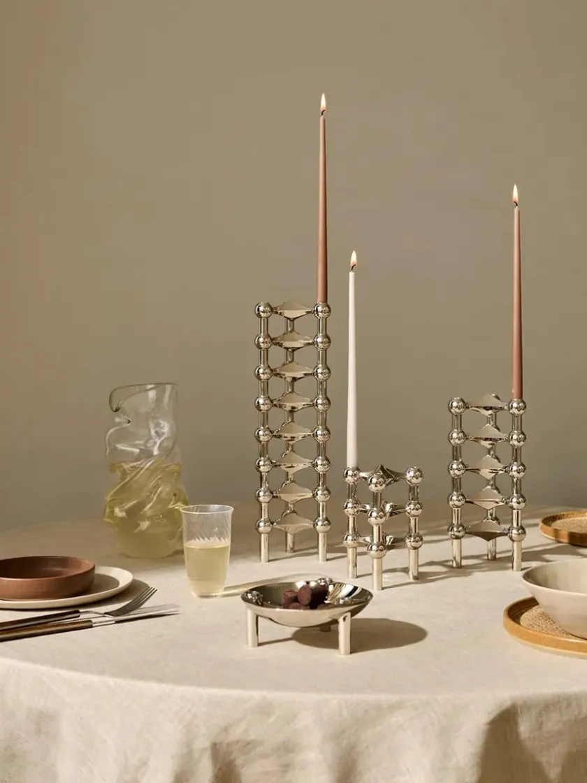 STOFF Nagel Nagel Lysestage, bronzeret messing fra> Gaver Til Ham|Gaver Til Hende