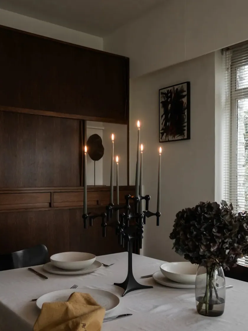 STOFF Nagel Nagel Lysestage, bronzeret messing fra> Gaver Til Ham|Gaver Til Hende