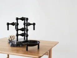STOFF Nagel Nagel Lysestage, børstet krom fra><noscript><img width=