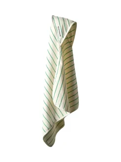 Bongusta Naram Baby Towel, white & grass fra>Børn Gaver|Gaver Til Børn