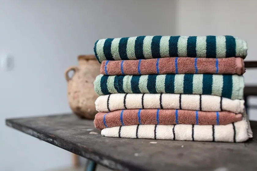 Bongusta Naram towel - Baby pink & Ski patrol fra> Gaver Til Hende|Badeværelsestekstiler