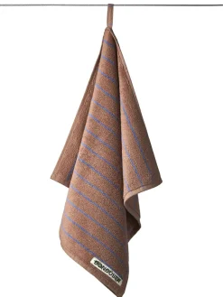 Bongusta Naram towel - Camel & Ultramarine blue fra><noscript><img width=
