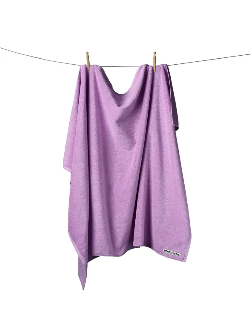 Bongusta Naram towel - Lavender Blue fra> Badeværelsestekstiler