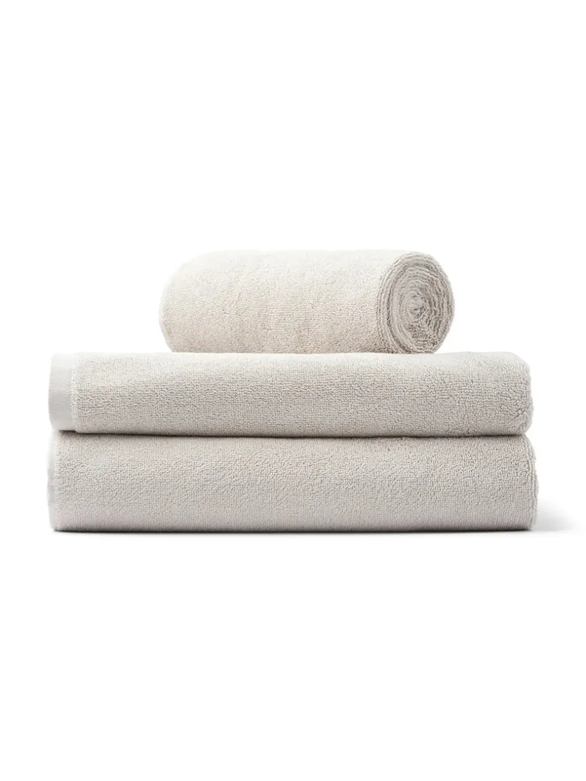 Bongusta Naram towel - Lavender Blue fra> Badeværelsestekstiler