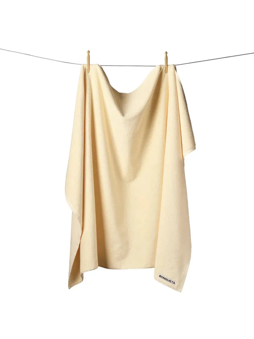 Bongusta Naram towel - Lilac & Neon yellow fra> Gaver Til Hende|Badeværelsestekstiler