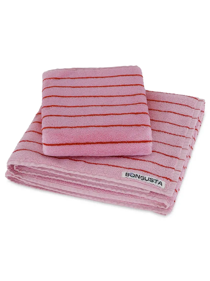 Bongusta Naram towel - Lilac & Neon yellow fra> Gaver Til Hende|Badeværelsestekstiler