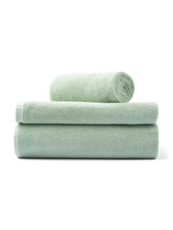 Bongusta Naram towel - Sea foam & Deep teal fra><noscript><img width=