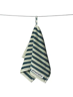 Bongusta Naram towel - Sea foam & Deep teal fra><noscript><img width=
