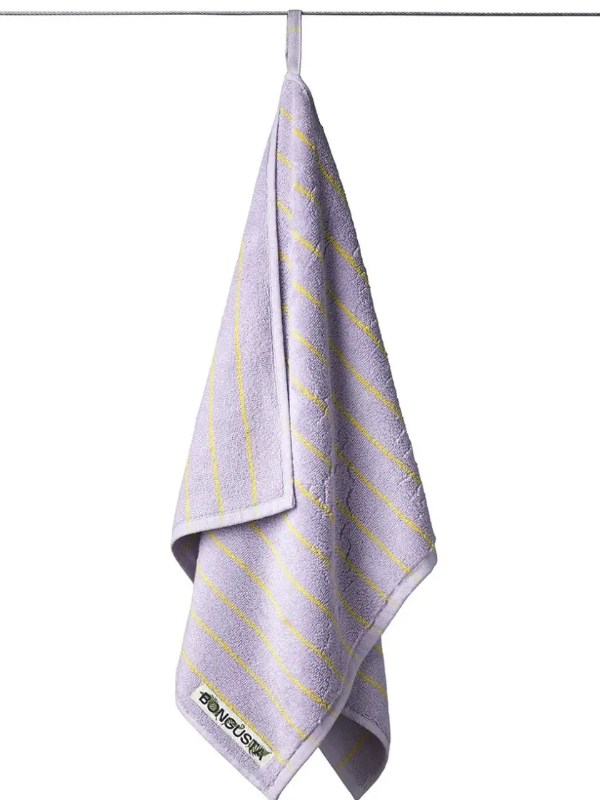 Bongusta Naram towel - Silver Sage fra> Badeværelsestekstiler