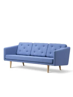 Fredericia Furniture No. 1 Sofa 3-personer, re-wool af Børge Mogensen><noscript><img width=