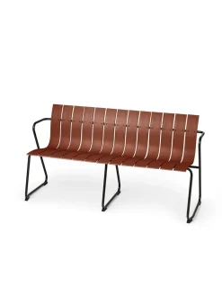 Mater Ocean Bænk, burnt red fra> Havebænke