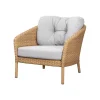 Cane-line Ocean Large Loungestol, flat weave fra> Udendørs Loungemøbler|Havestole
