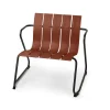 Mater Ocean Loungestol, burnt red fra> Udendørs Loungemøbler|Havestole