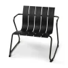 Mater Ocean loungestol, sort fra> Udendørs Loungemøbler|Havestole