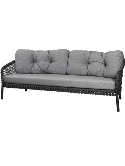 Cane-line Ocean 3-pers. Sofa, soft rope fra> Udendørs Loungemøbler