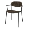 Stellar Works Ori Dining Armchair, black oak fra> Spisebordsstole