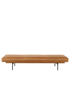 Muuto Outline Daybed, cognac leather fra> Daybeds