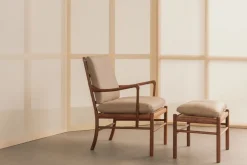 Carl Hansen & Søn OW149 Colonial lænestol, eg olie, Terra-læder af Ole Wanscher><noscript><img width=