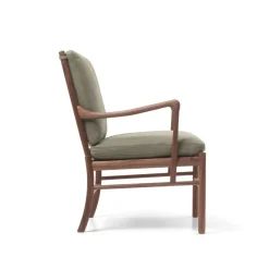 Carl Hansen & Søn OW149 Colonial lænestol, eg olie, Terra-læder af Ole Wanscher><noscript><img width=