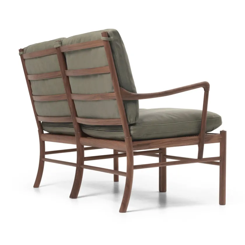 Carl Hansen & Søn OW149-2 Colonial sofa eg olie, Terra-læder af Ole Wanscher> Sofaer