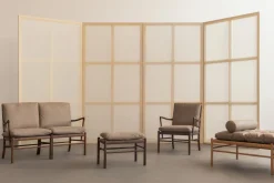 Carl Hansen & Søn OW149-2 Colonial sofa valnød olie, Terra-læder af Ole Wanscher><noscript><img width=