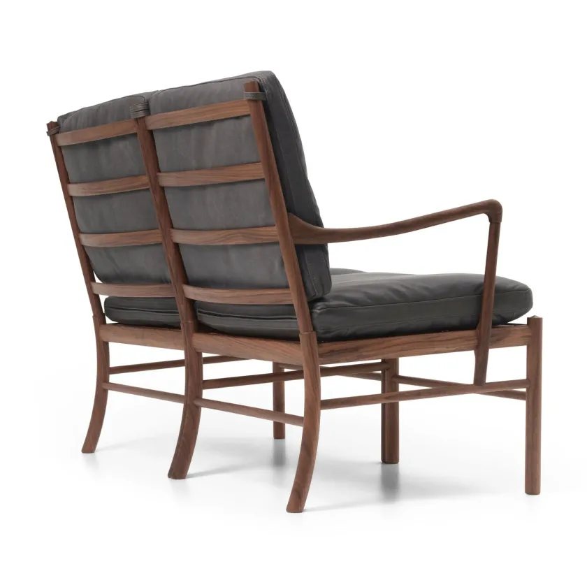 Carl Hansen & Søn OW149-2 Colonial sofa valnød olie, Terra-læder af Ole Wanscher> Sofaer