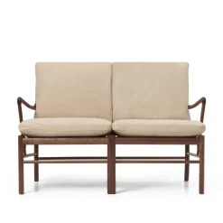 Carl Hansen & Søn OW149-2 Colonial sofa valnød olie, Terra-læder af Ole Wanscher><noscript><img width=