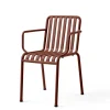 HAY Palissade Armchair, iron red fra> Havestole