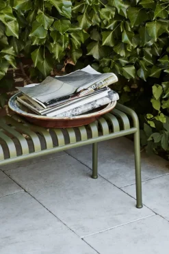 HAY Palissade Bench, olive fra> Havebænke