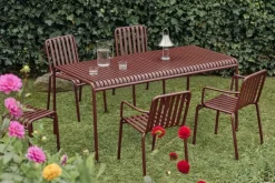 HAY Palissade Chair, iron red fra> Havestole