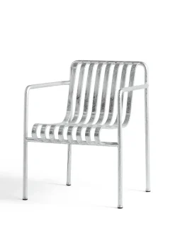 HAY Palissade Dining Armchair, hot galvanised fra> Havestole