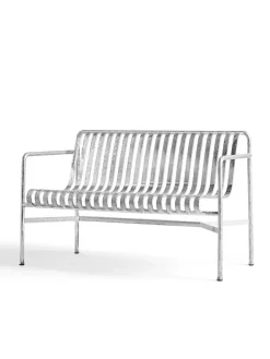 HAY Palissade Dining Bench, hot galvanised fra> Havebænke