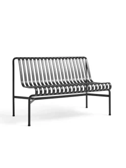 HAY Palissade Dining Bench uden armlæn, antracit fra> Havebænke