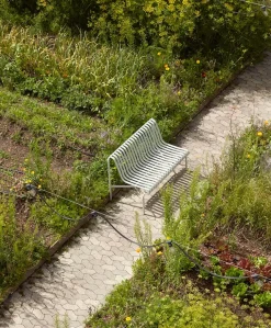 HAY Palissade Dining Bench uden armlæn, hot galvanised fra><noscript><img width=