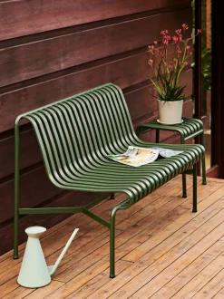 HAY Palissade Dining Bench uden armlæn, hot galvanised fra><noscript><img width=
