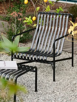 HAY Palissade Lounge Chair High, olive fra><noscript><img width=
