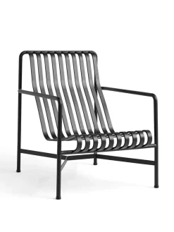 HAY Palissade Lounge Chair High, iron red fra> Udendørs Loungemøbler|Havestole