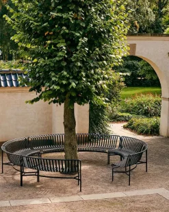 HAY Palissade Park Dining Bench, in, sky grey fra><noscript><img width=