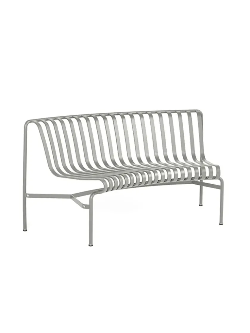 HAY Palissade Park Dining Bench, in, antracit fra> Havebænke