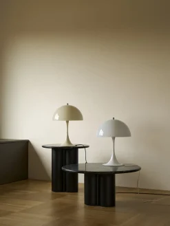 Louis Poulsen Panthella 320 bordlampe, messing af Verner Panton><noscript><img width=