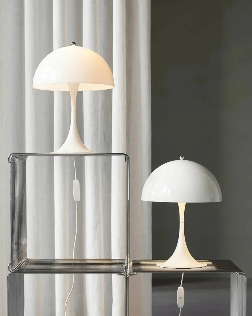 Louis Poulsen Panthella 250 bordlampe, pale blue af Verner Panton> Spots