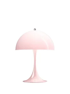 Louis Poulsen Panthella 250 Bordlampe, pale rose opal af Verner Panton> Spots
