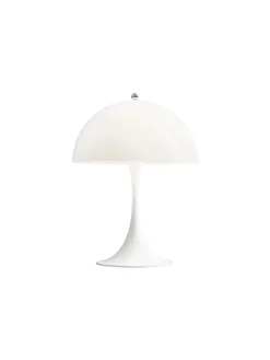 Louis Poulsen Panthella 250 Bordlampe, pale rose opal af Verner Panton><noscript><img width=