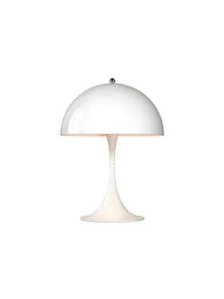 Louis Poulsen Panthella 250 bordlampe, pale rose af Verner Panton><noscript><img width=