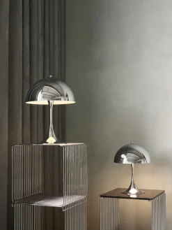 Louis Poulsen Panthella 250 bordlampe, sort af Verner Panton><noscript><img width=
