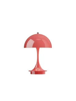 Louis Poulsen Panthella 160 Portable V3, chrome beige af Verner Panton><noscript><img width=