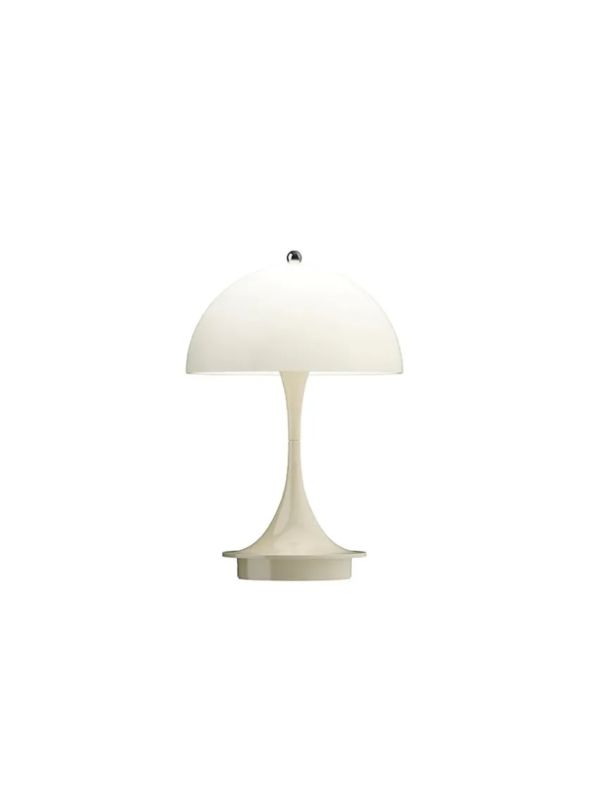 Louis Poulsen Panthella 160 Portable V3, chrome blue grey af Verner Panton> Portable Lamper|Spots