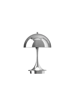 Louis Poulsen Panthella 160 Portable V3, chrome af Verner Panton> Gaver Til Ham|Portable Lamper