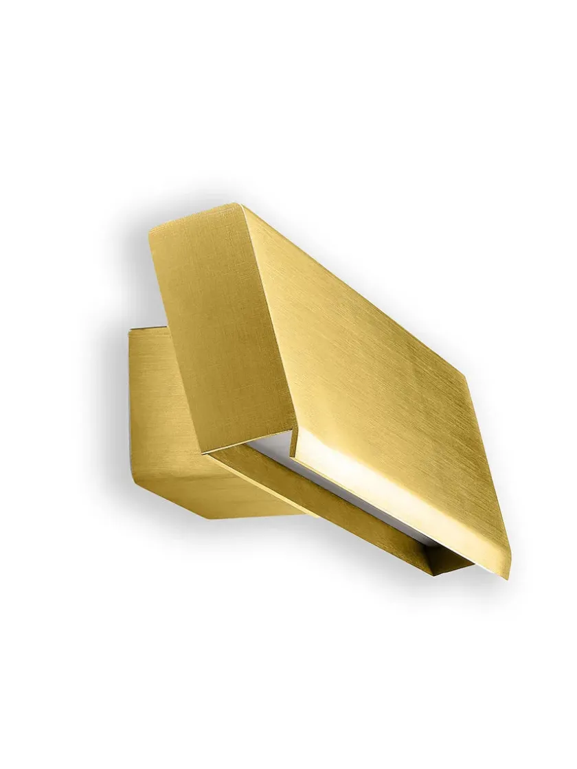 Anour Papilio Single Væglampe, brushed brass fra> Væglamper|Spots